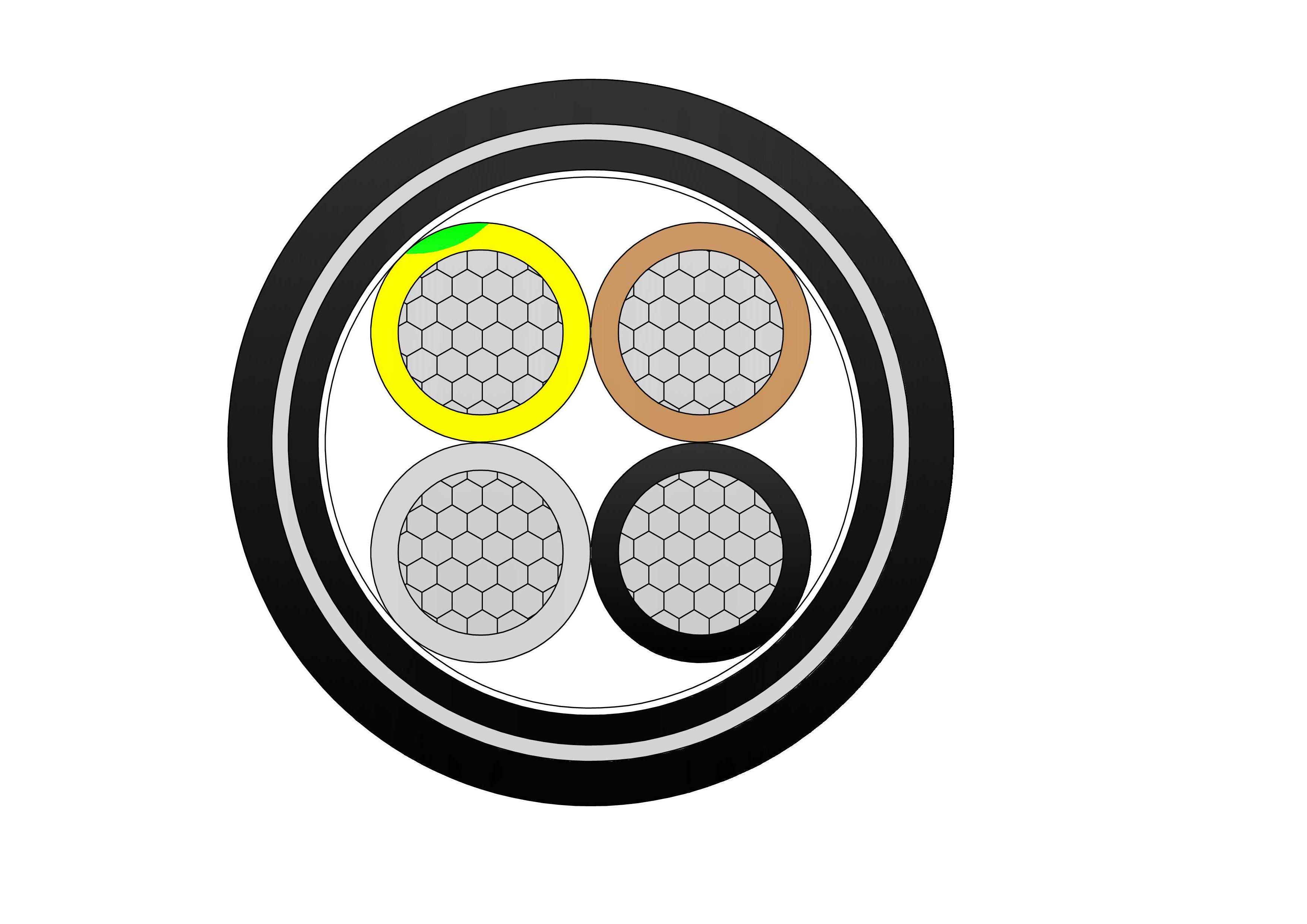 NA2XBY 0.6/1kV Low Voltage Power Cable