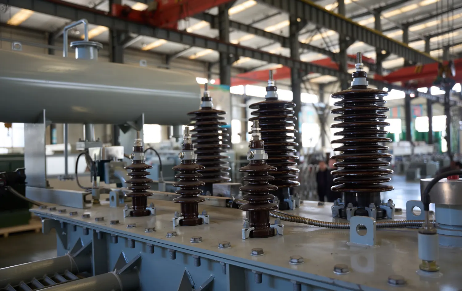 HV Bushing and LV Bushing of Transformer