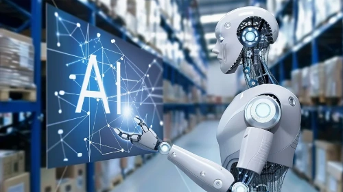 AI robots in industrial manufacturing