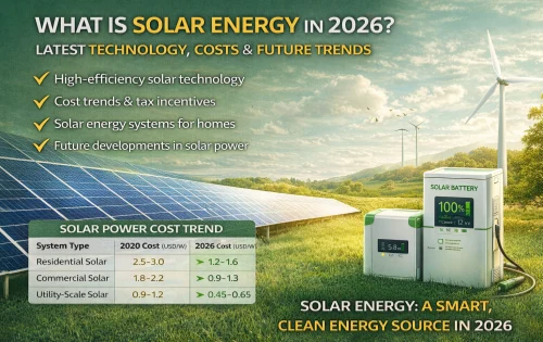 What Is Solar Energy in 2026? Latest Technology, Costs & Future Trends