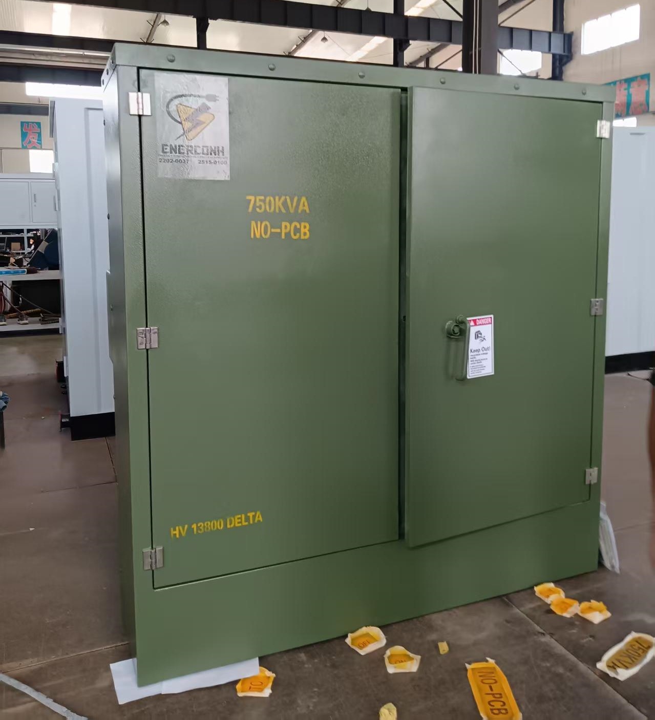 750kVA Radial Feed Pad Mounted transformer To Honduras2