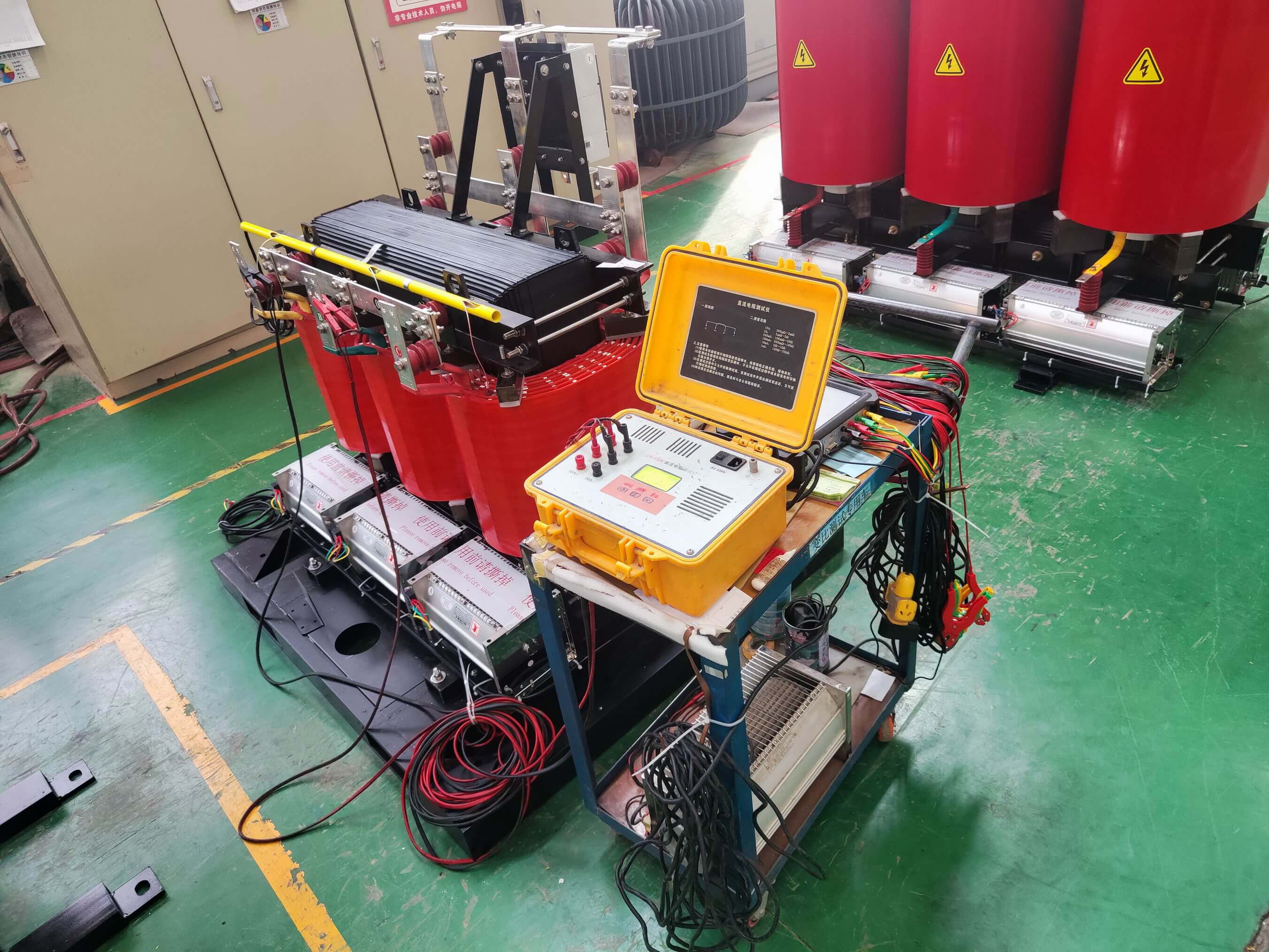 500kVA Dry type transformer Progress Test