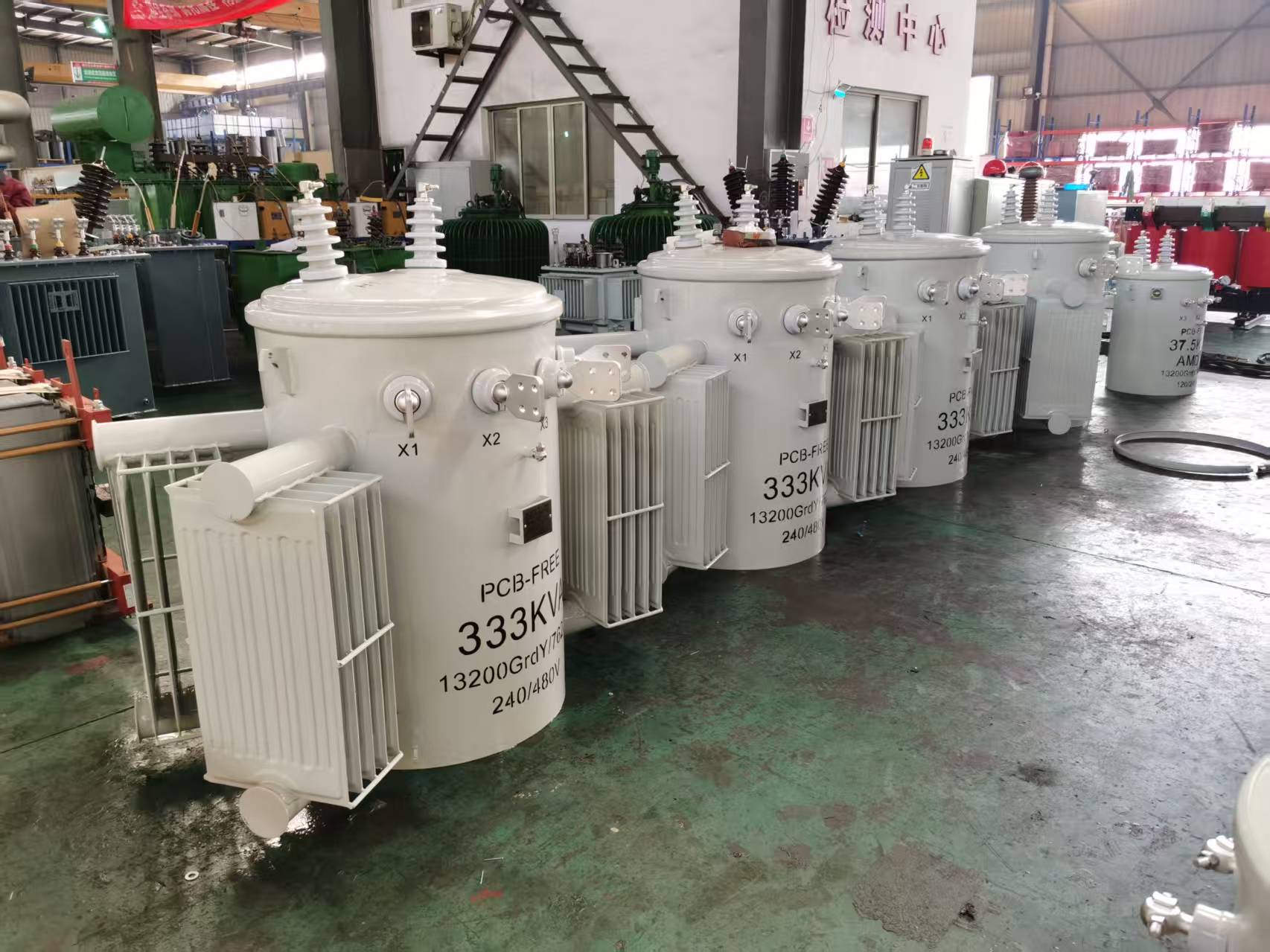5kVA Conventional Type Single Phase pole Mounted Transformer Progress Test