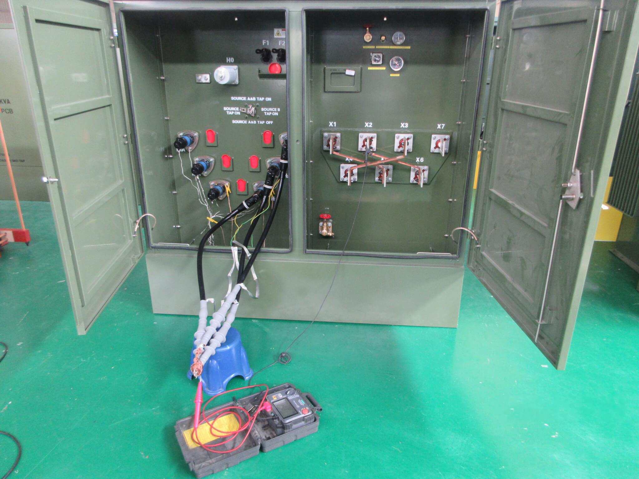 4000kVA Three Phase Pad Mounted transformer progress test